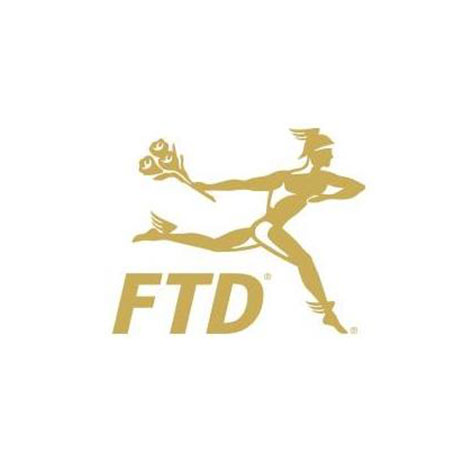 FTD logo of a running man holding flowers