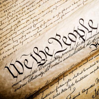 Picture of the US Constitution